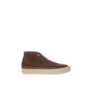 Lardini Brown Suede Leather Athletic Men's Sneakers